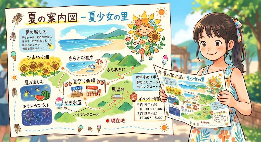 夏の案内図