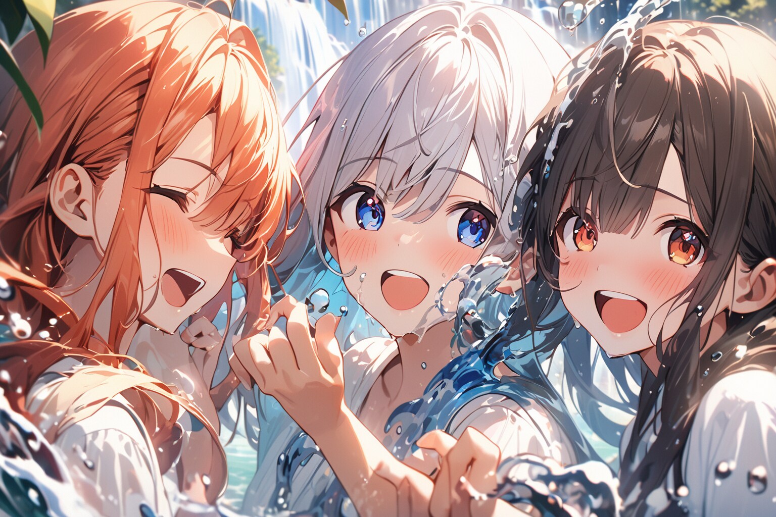 滝遊び | の人気AIイラスト・グラビア