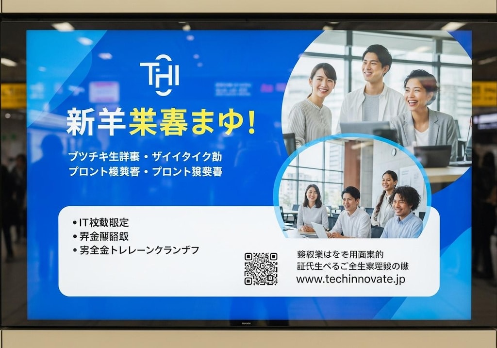 きのうは求人広告を作らせてた