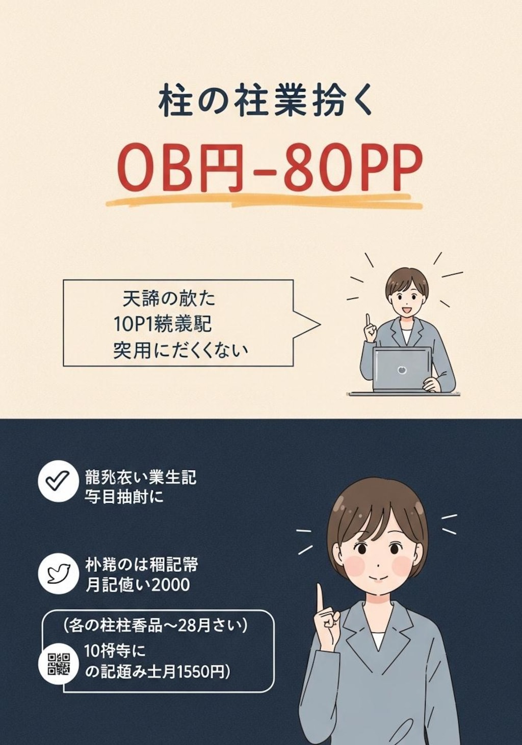 きのうは求人広告を作らせてた