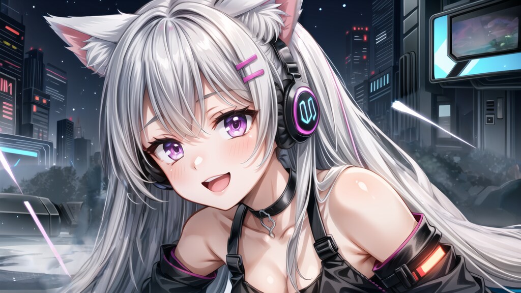 サイバーパンク風Ny4nneちゃん