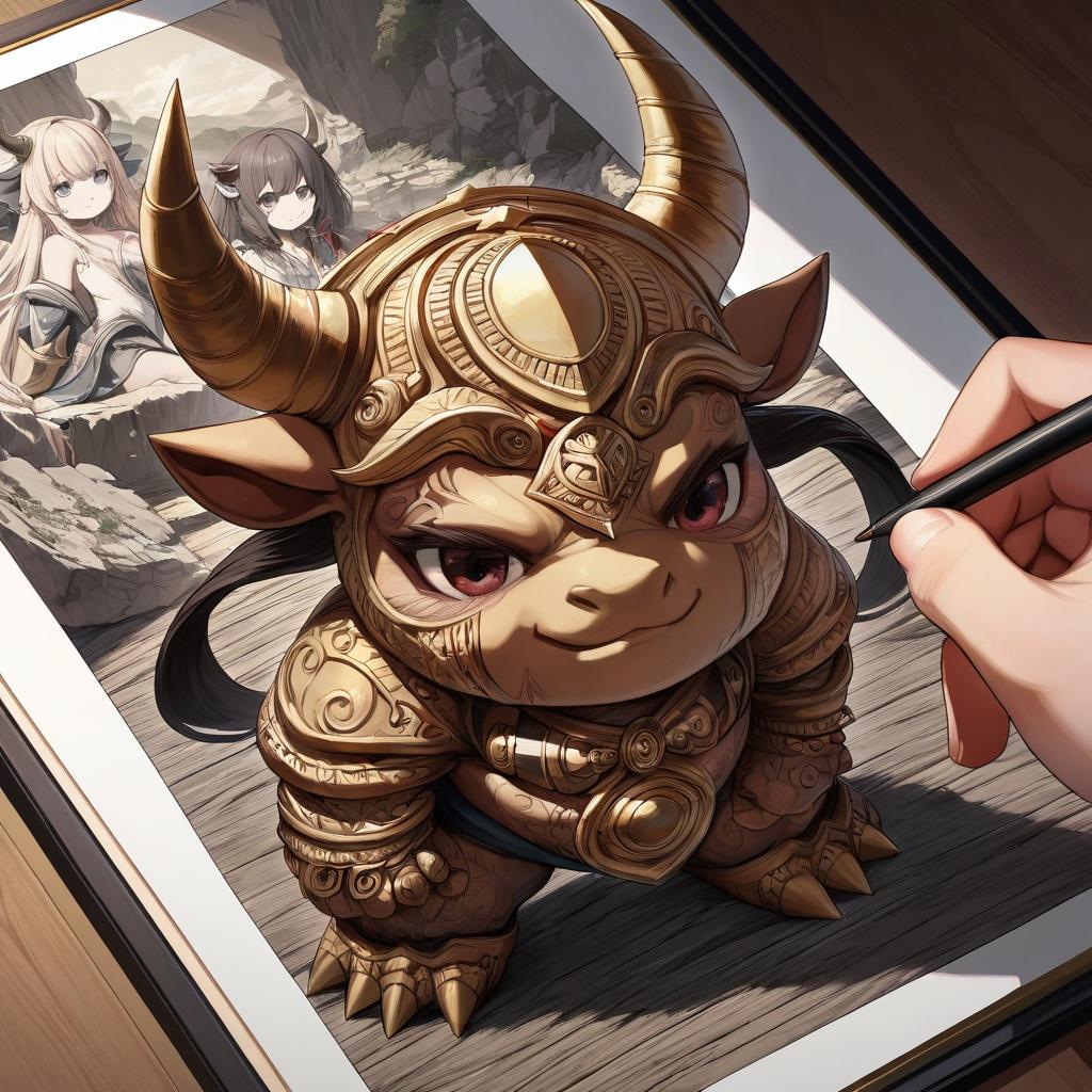 僕が考えた最強のぷいモン ミノタン！ | の人気AIイラスト・グラビア