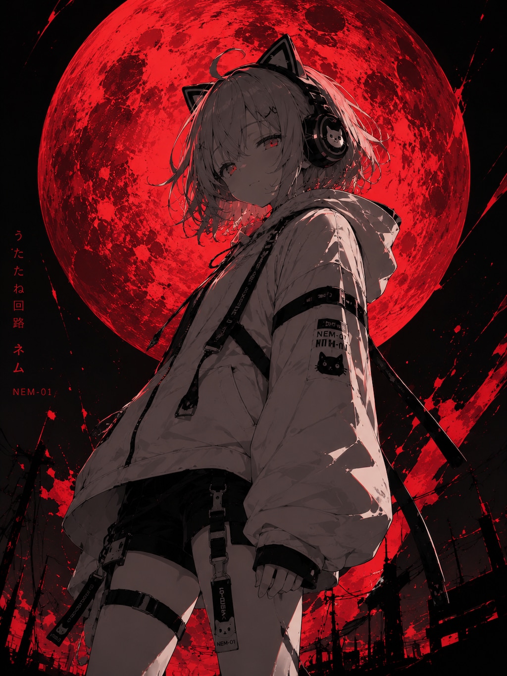 赤い月