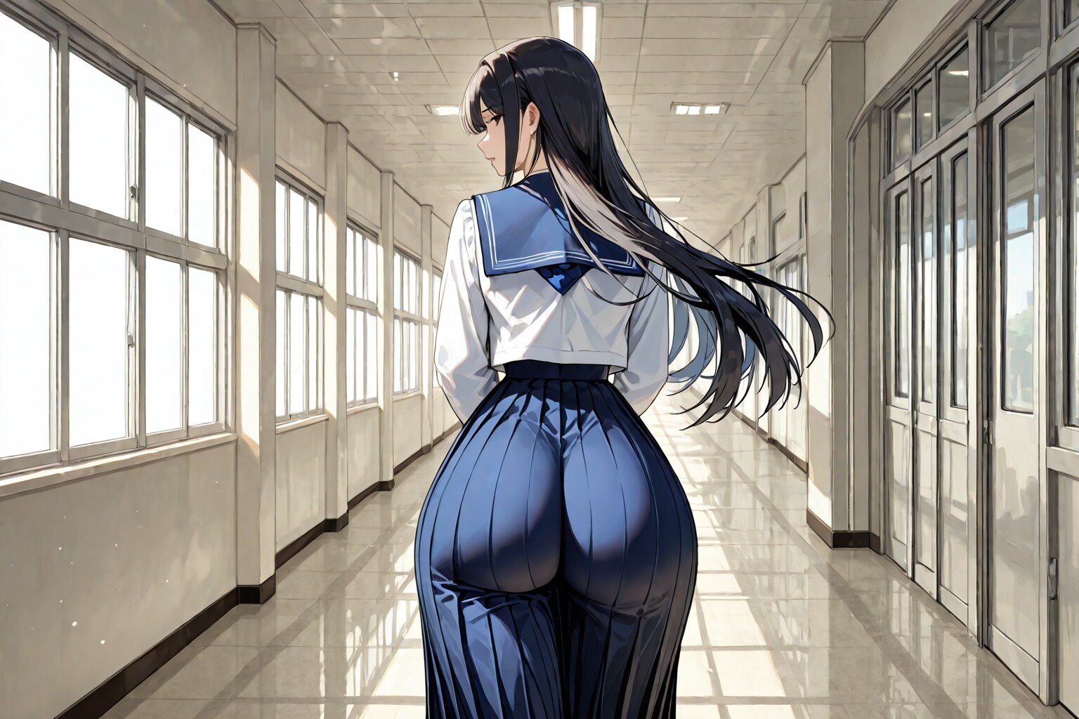 清楚な女子高生