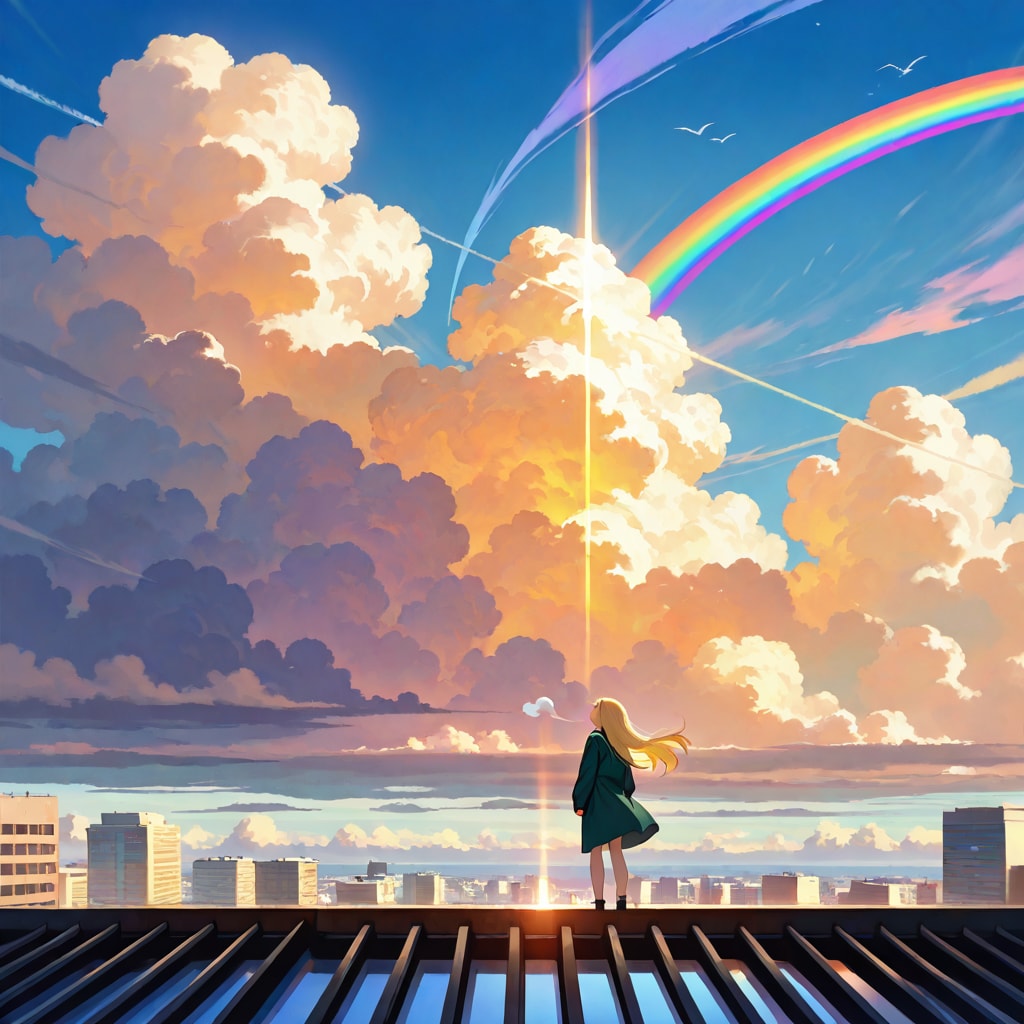 雲と虹