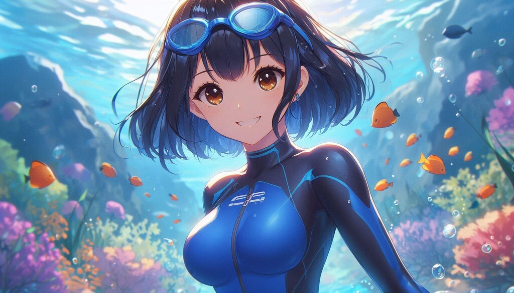 水中に咲く花
