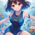 水中に咲く花 3枚目