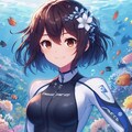 水中に咲く花 4枚目