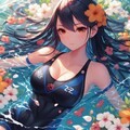 水中に咲く花 8枚目