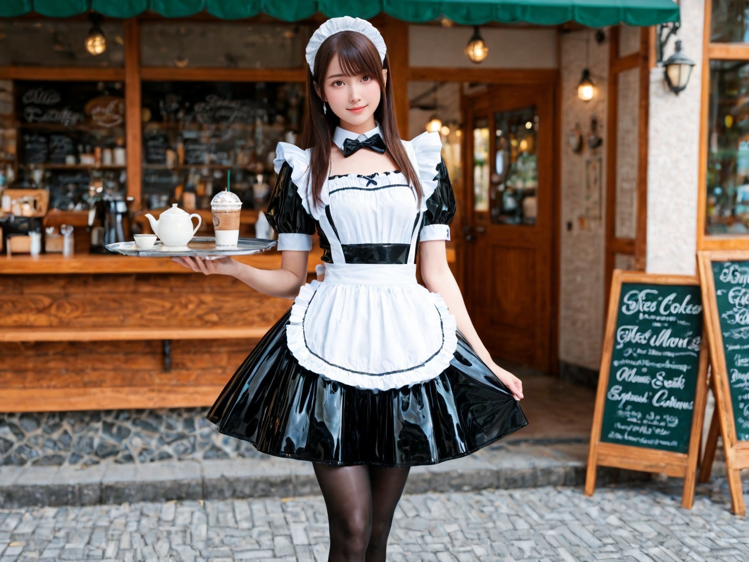 メイドカフェ | の人気AIイラスト・グラビア