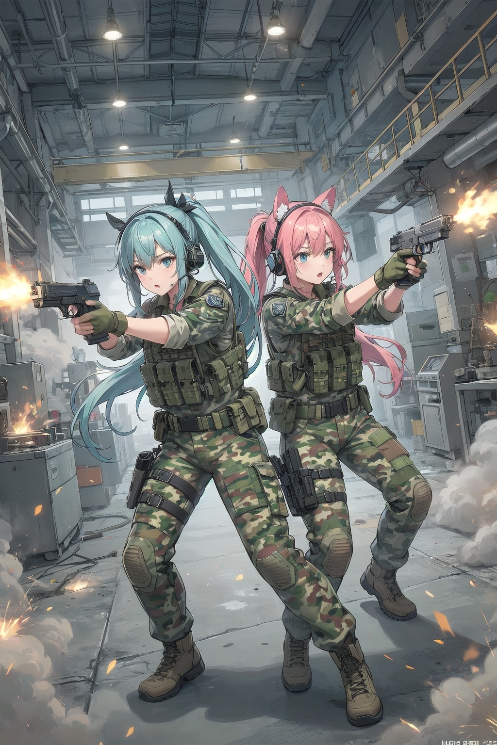 オリジナル映画「猫耳特殊部隊 BLACK CATS」💥💥💥 | の人気AIイラスト・グラビア