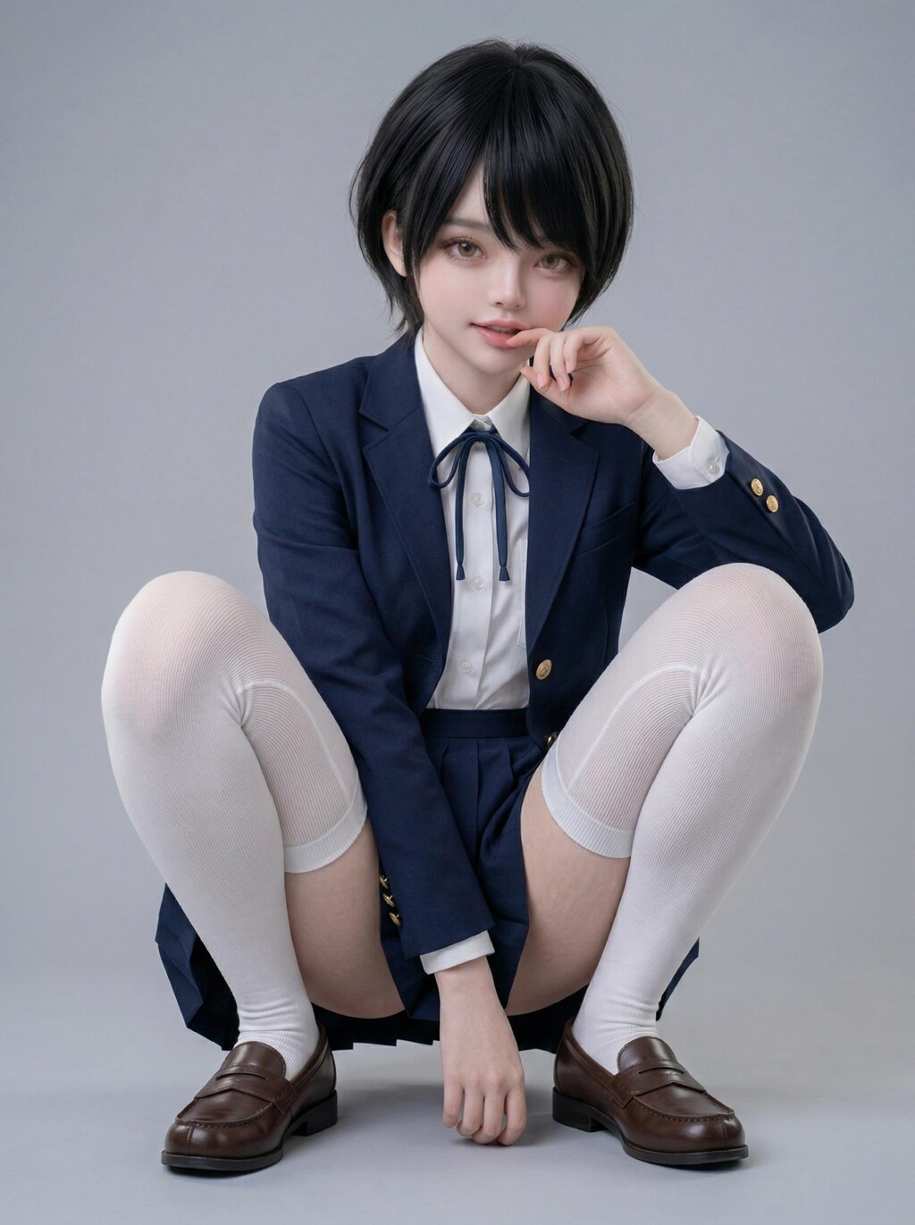 AI女子高生　星野かずみちゃん　グラビア①