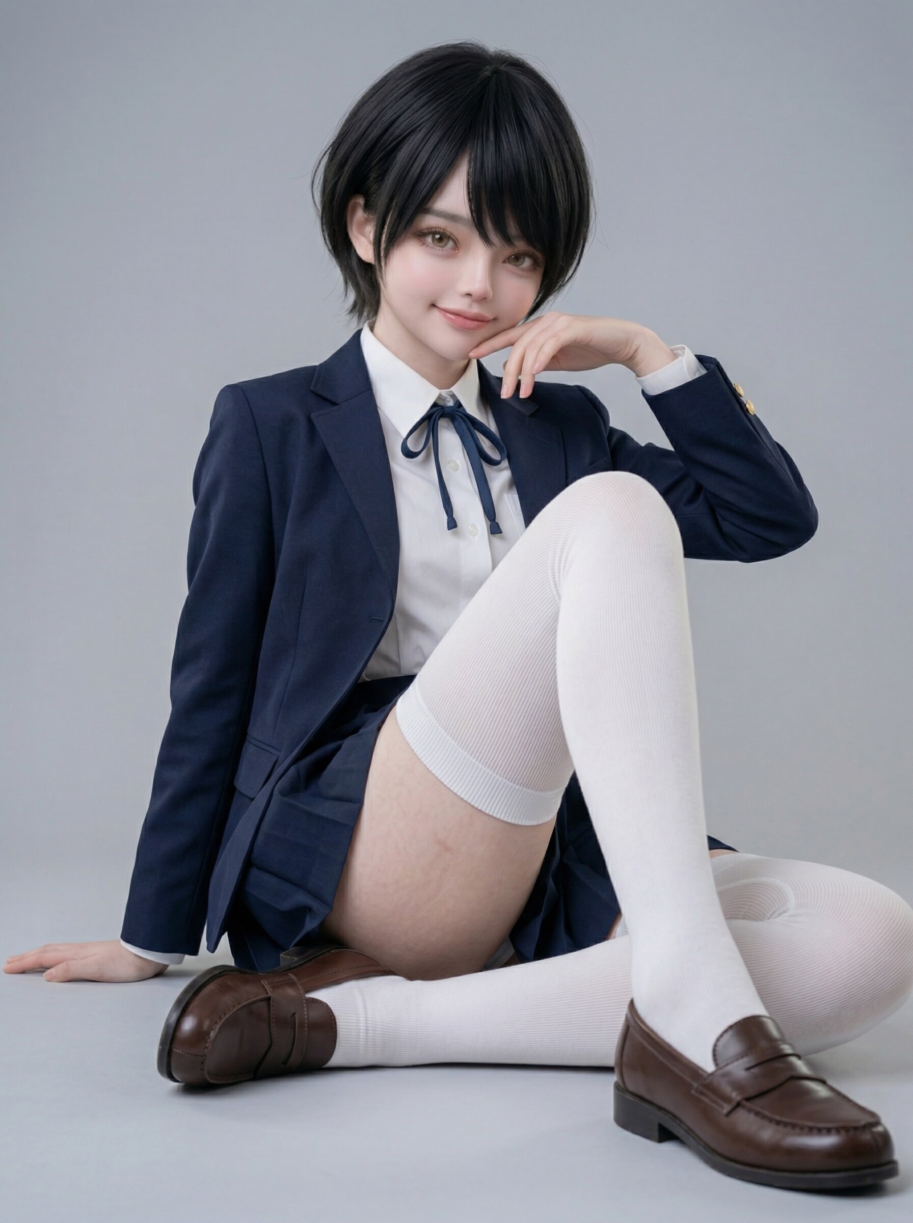 AI女子高生　星野かずみちゃん　グラビア①
