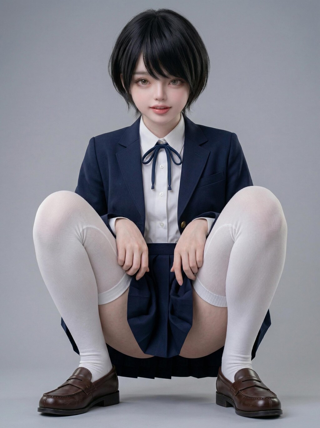 AI女子高生　星野かずみちゃん　グラビア①