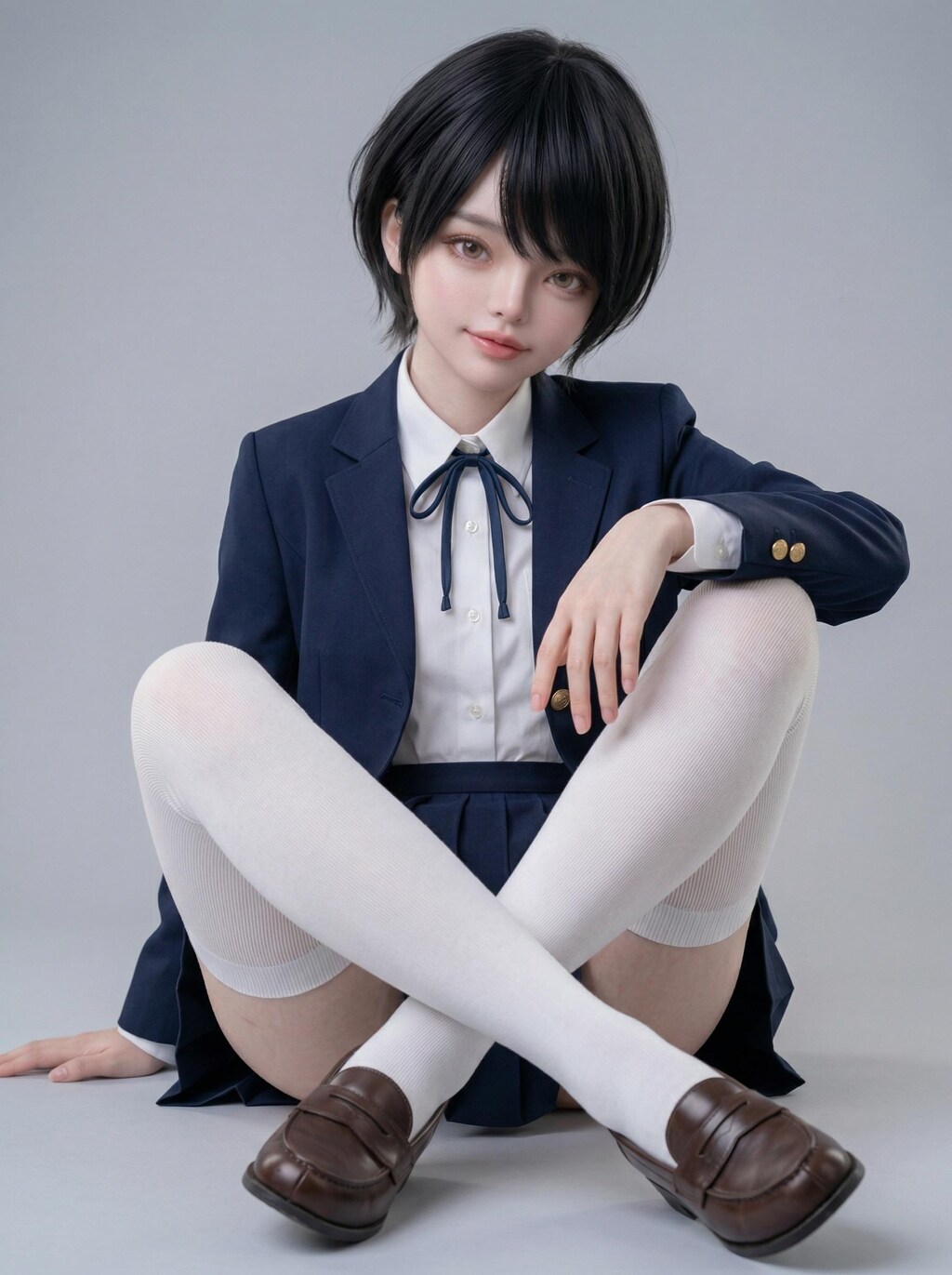 AI女子高生　星野かずみちゃん　グラビア①