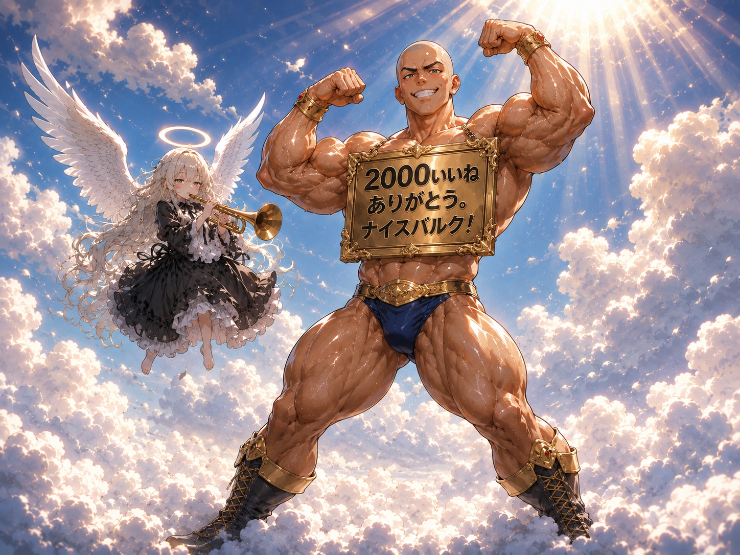 2000いいねありがとう！ | の人気AIイラスト・グラビア