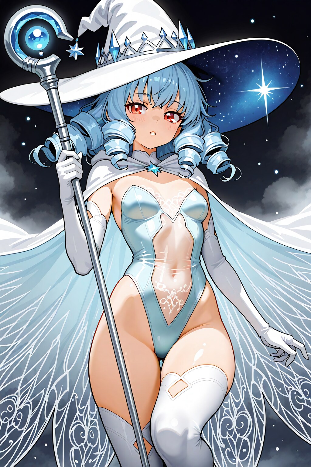 青髪の魔法少女