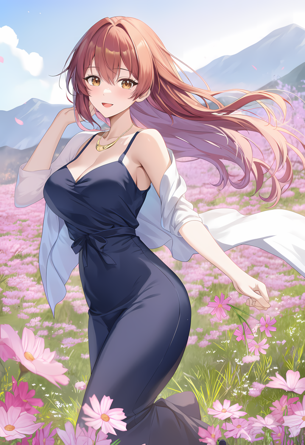 ノノカのコスモス朝デート🌸🌥