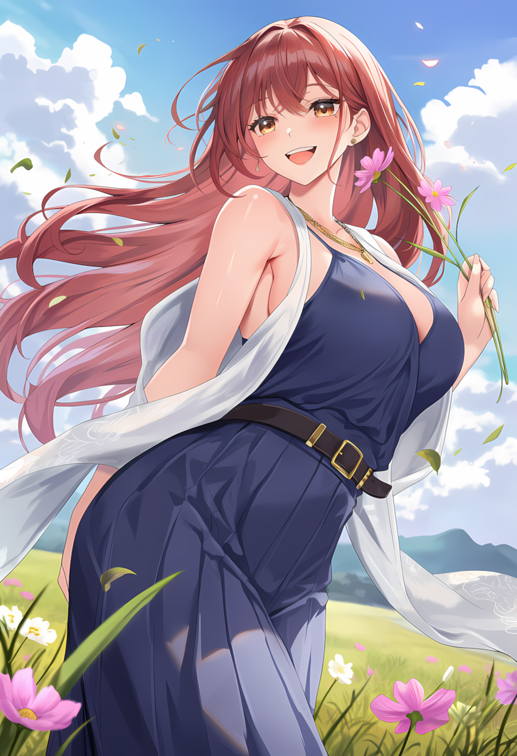 ノノカのコスモス朝デート🌸🌥