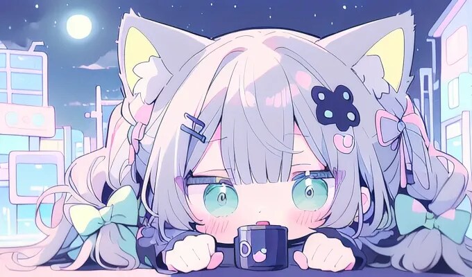 コーヒー☕️冷めないのー(> <｡)