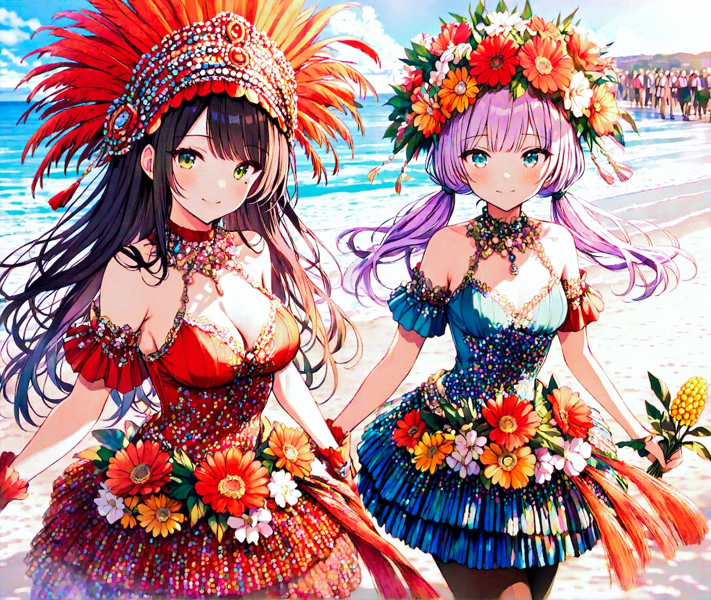 ニースのカーニバルにて