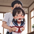 縛られてセーラー服の上から乳首を弄られる3 2枚目