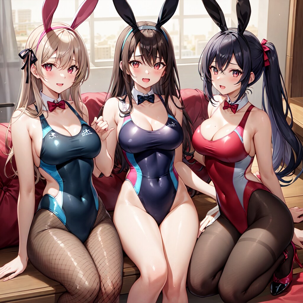 バニーガール＋競泳水着