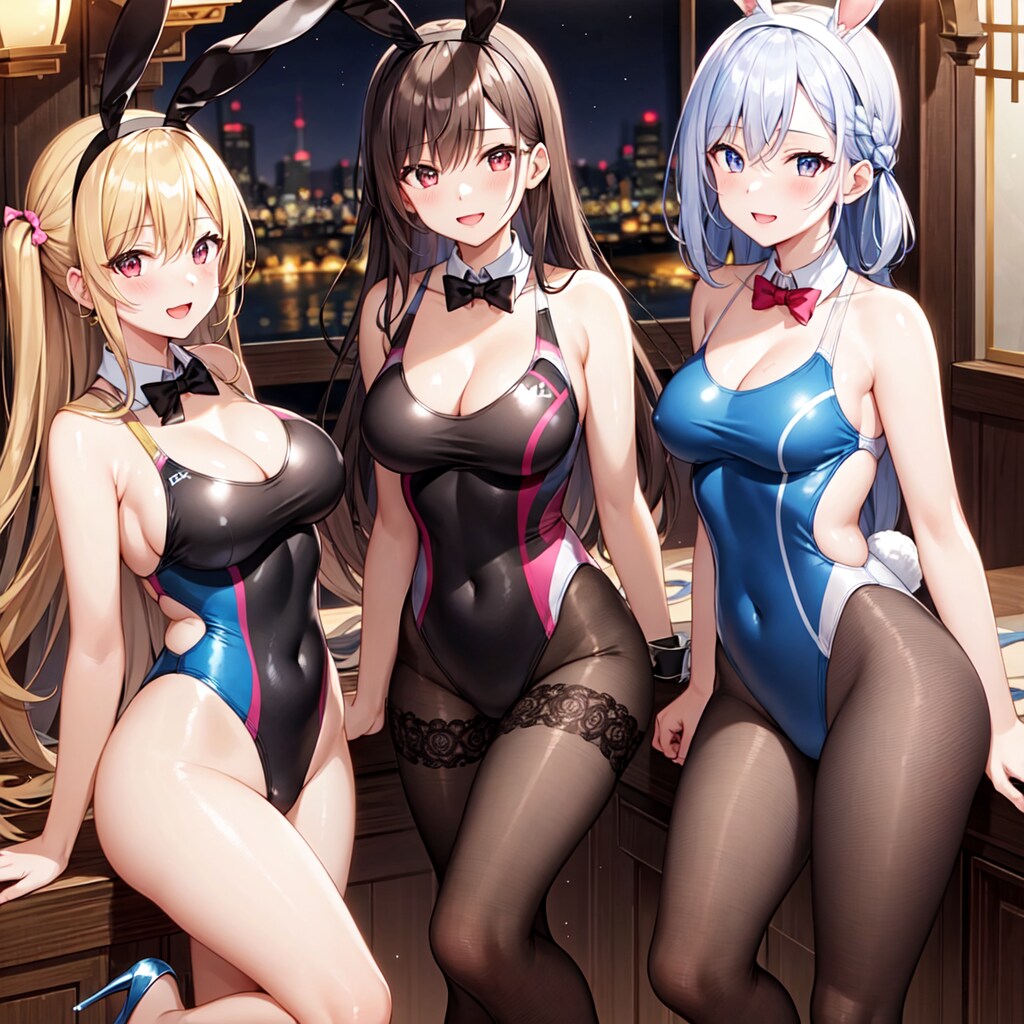バニーガール＋競泳水着