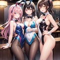 バニーガール＋競泳水着 2枚目