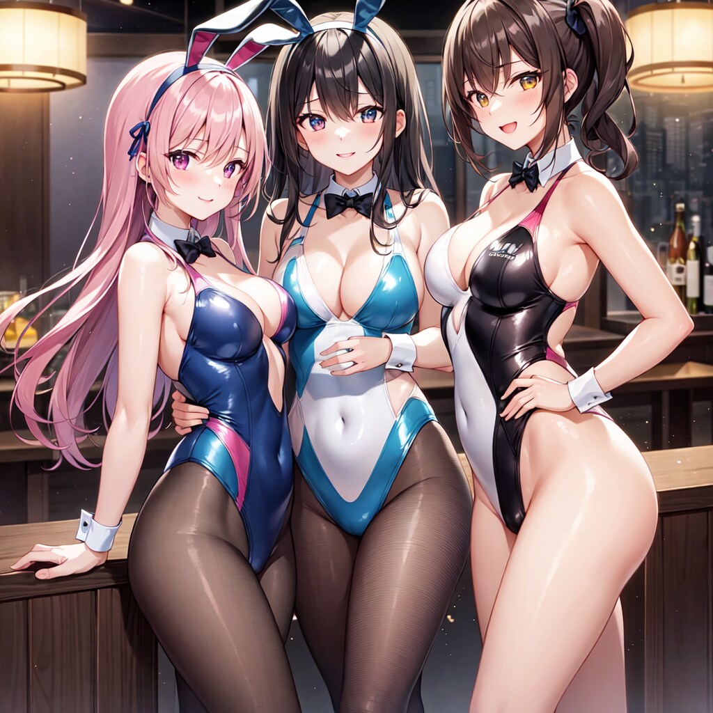 バニーガール＋競泳水着