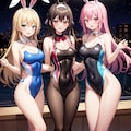 バニーガール＋競泳水着 4枚目