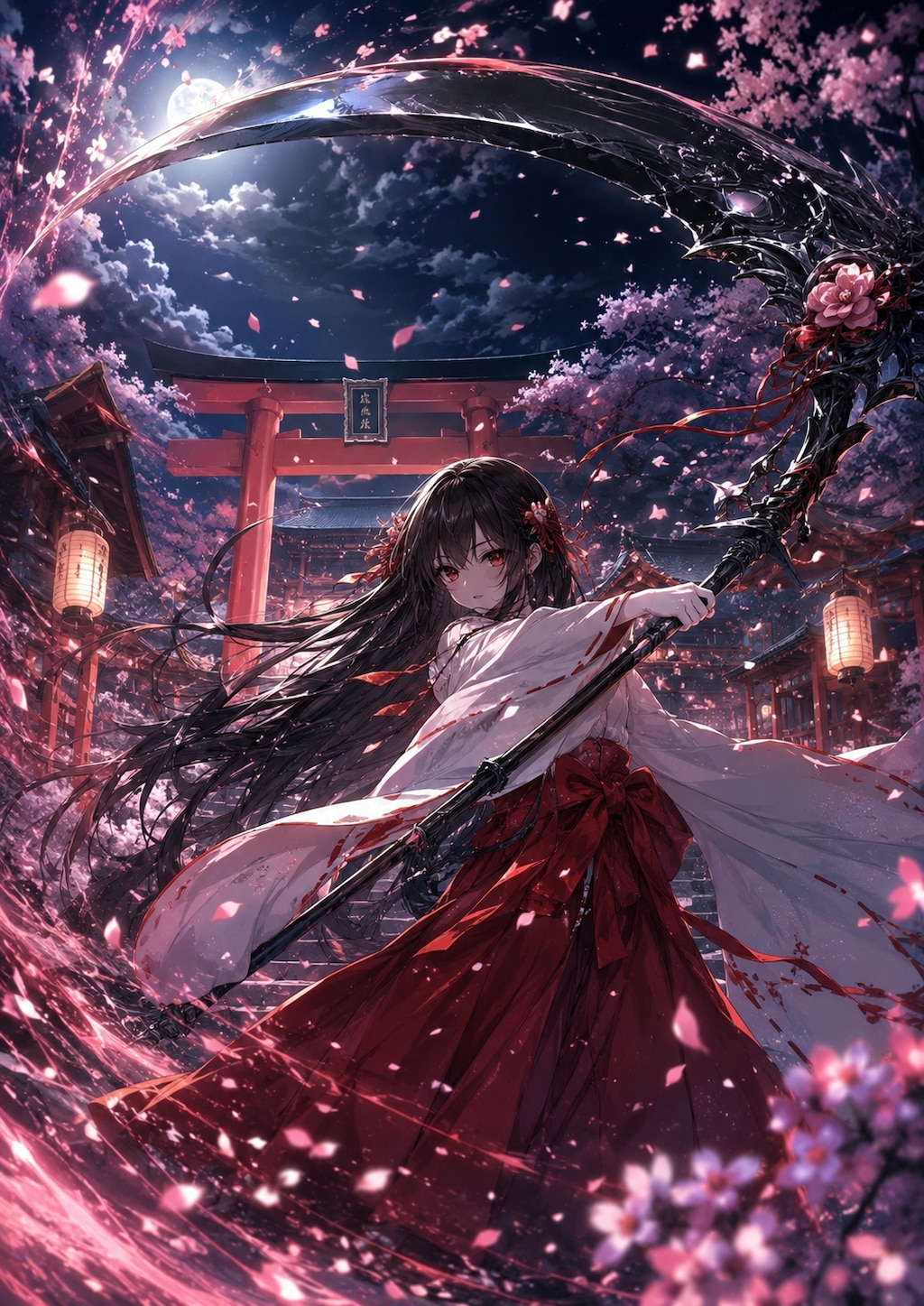 大鎌女子