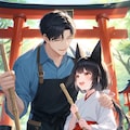 今朝はお父さんと一緒に 2枚目