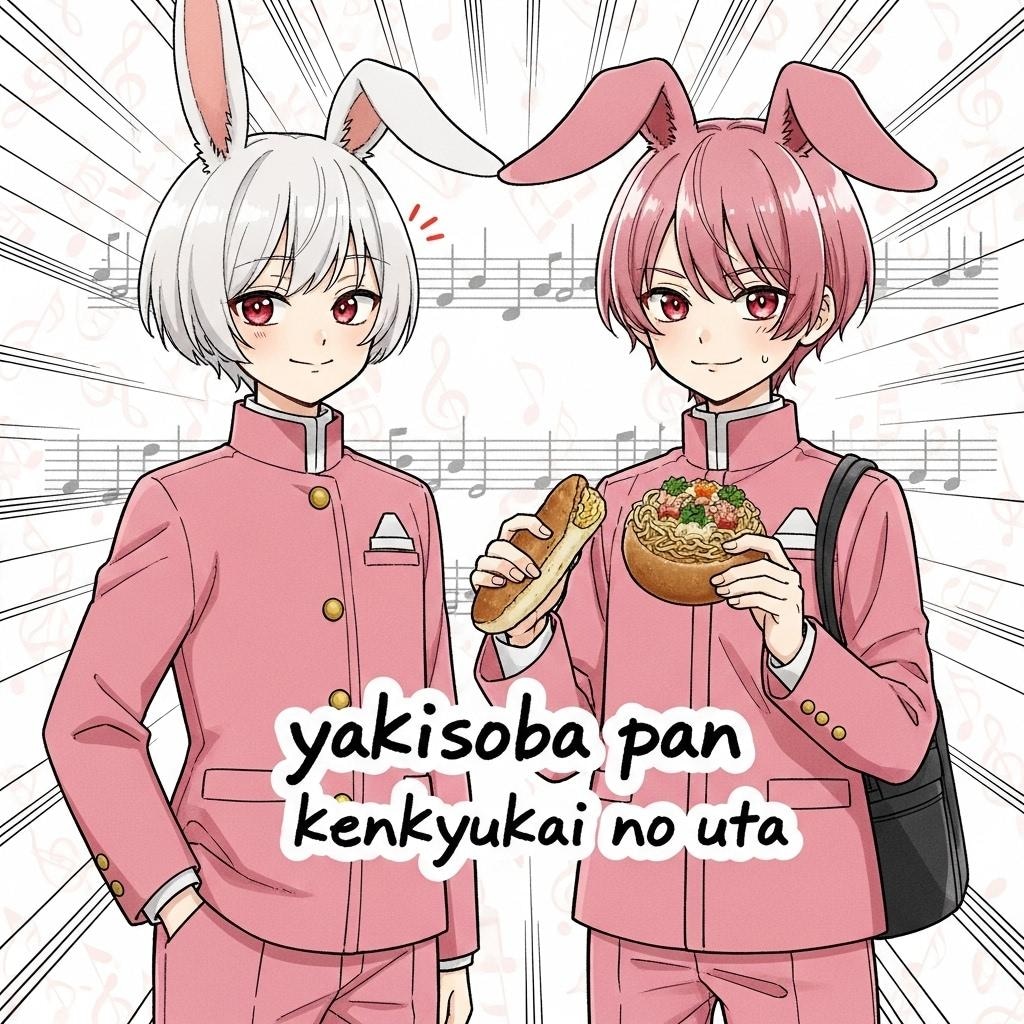焼きそばパン研究会の歌