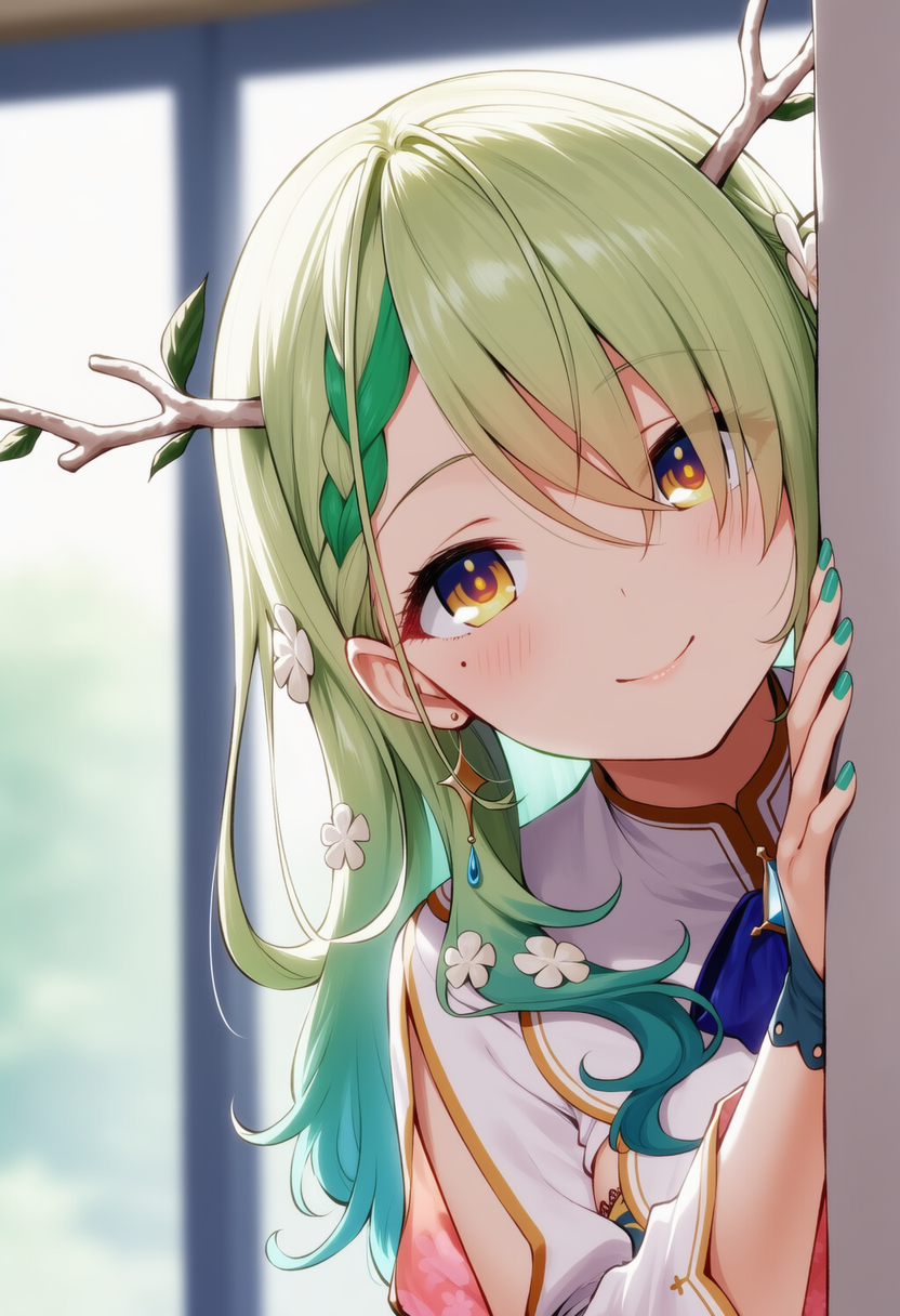 ファウナが物陰からジッと見つめているだけ | の人気AIイラスト・グラビア