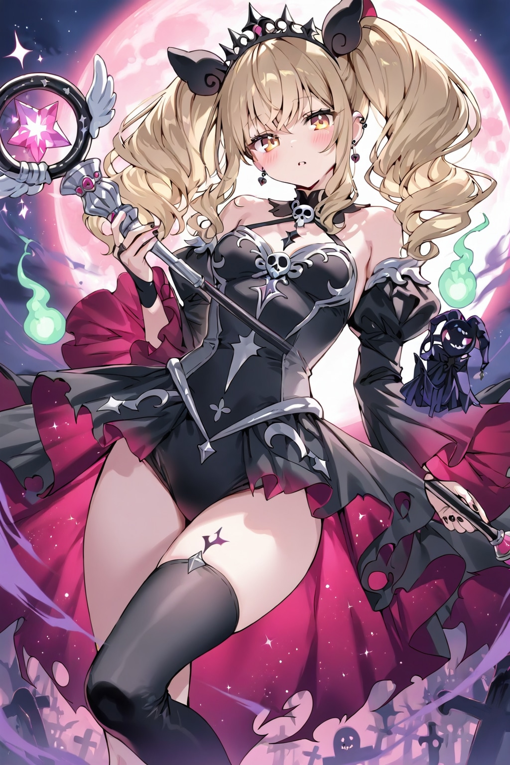 闇の魔法少女 | の人気AIイラスト・グラビア