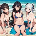 浜辺×水着＝天国 2枚目