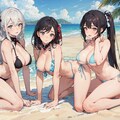 浜辺×水着＝天国 3枚目