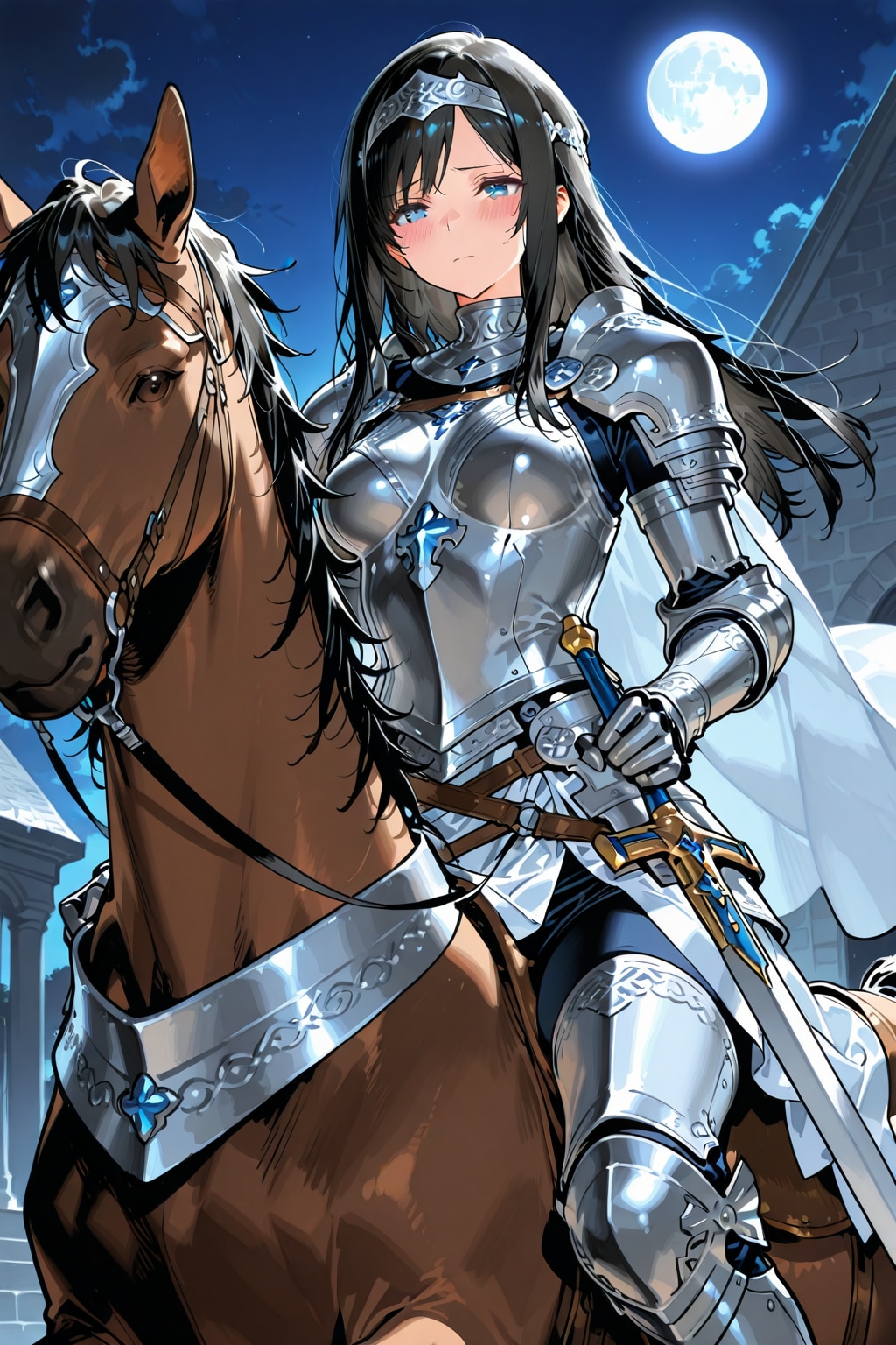 馬に乗って古代ローマの町を訪ねる葵さん | の人気AIイラスト・グラビア