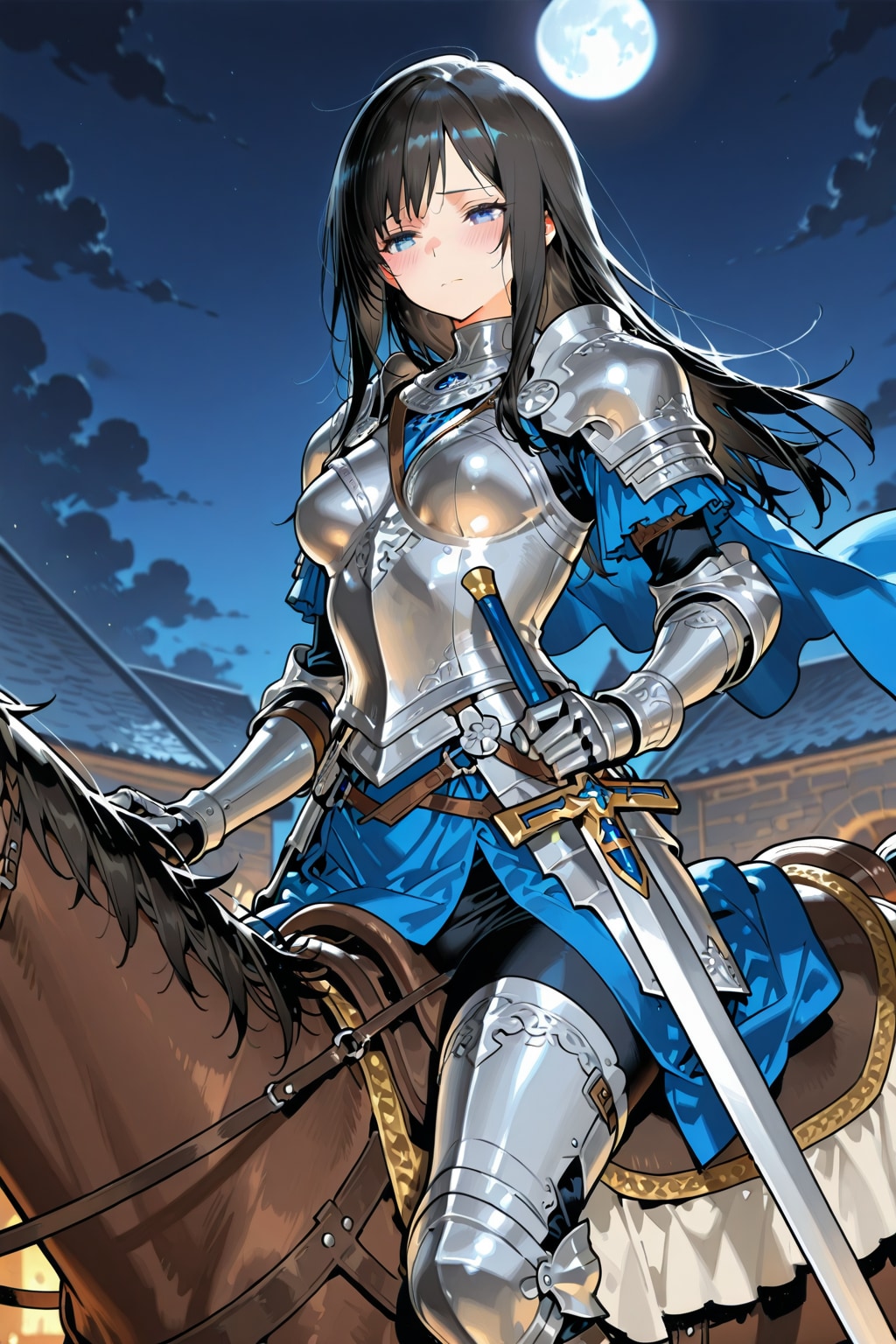 馬に乗って古代ローマの町を訪ねる葵さん