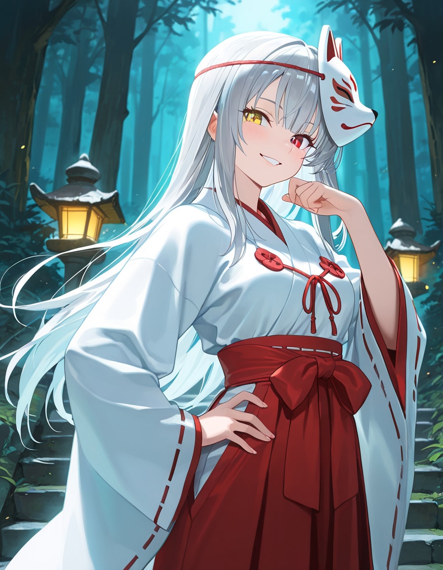 小悪魔巫女さん | の人気AIイラスト・グラビア