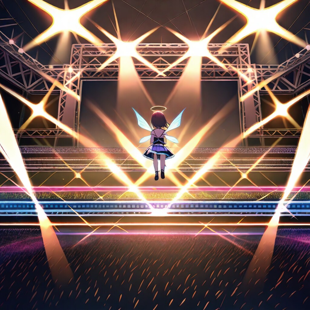 宙に浮くアイドル