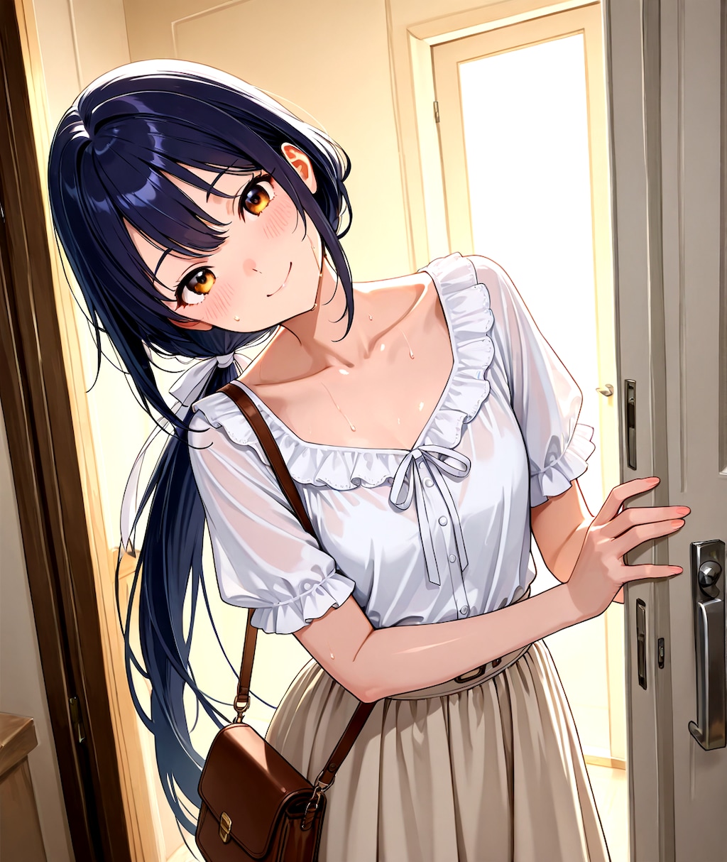 仕事から帰ってきた紅莉栖さん。