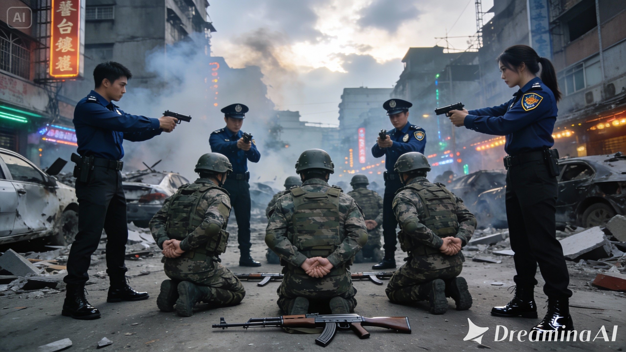 侵略者を逮捕 | の人気AIイラスト・グラビア