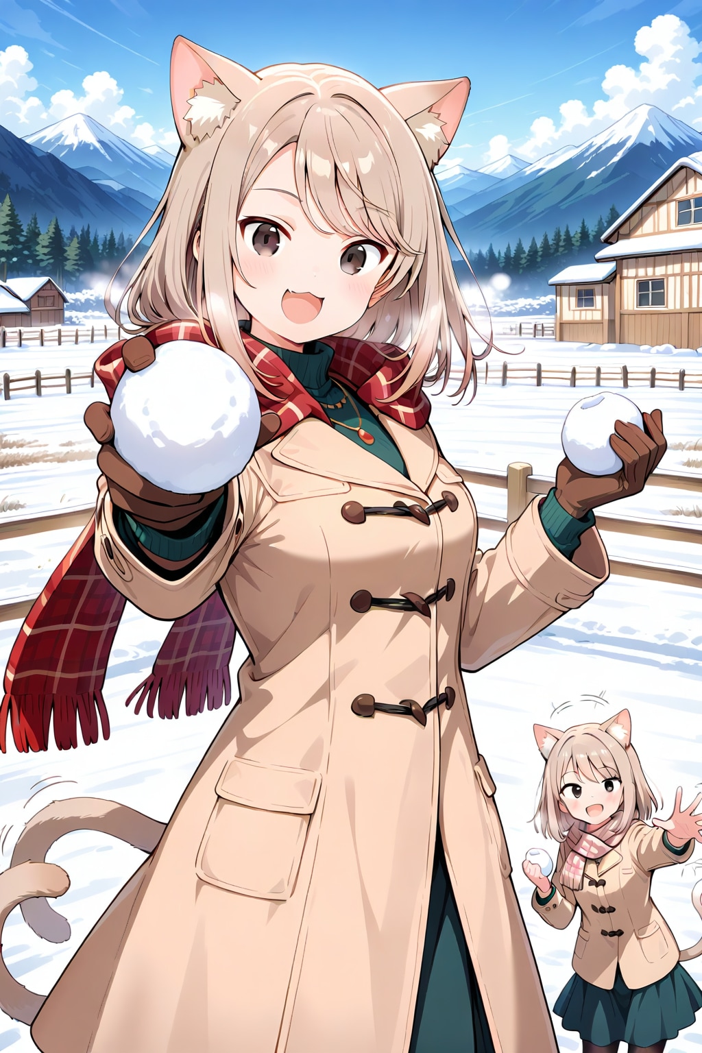 ネコ娘のムギちゃん🐈✨１３ | の人気AIイラスト・グラビア