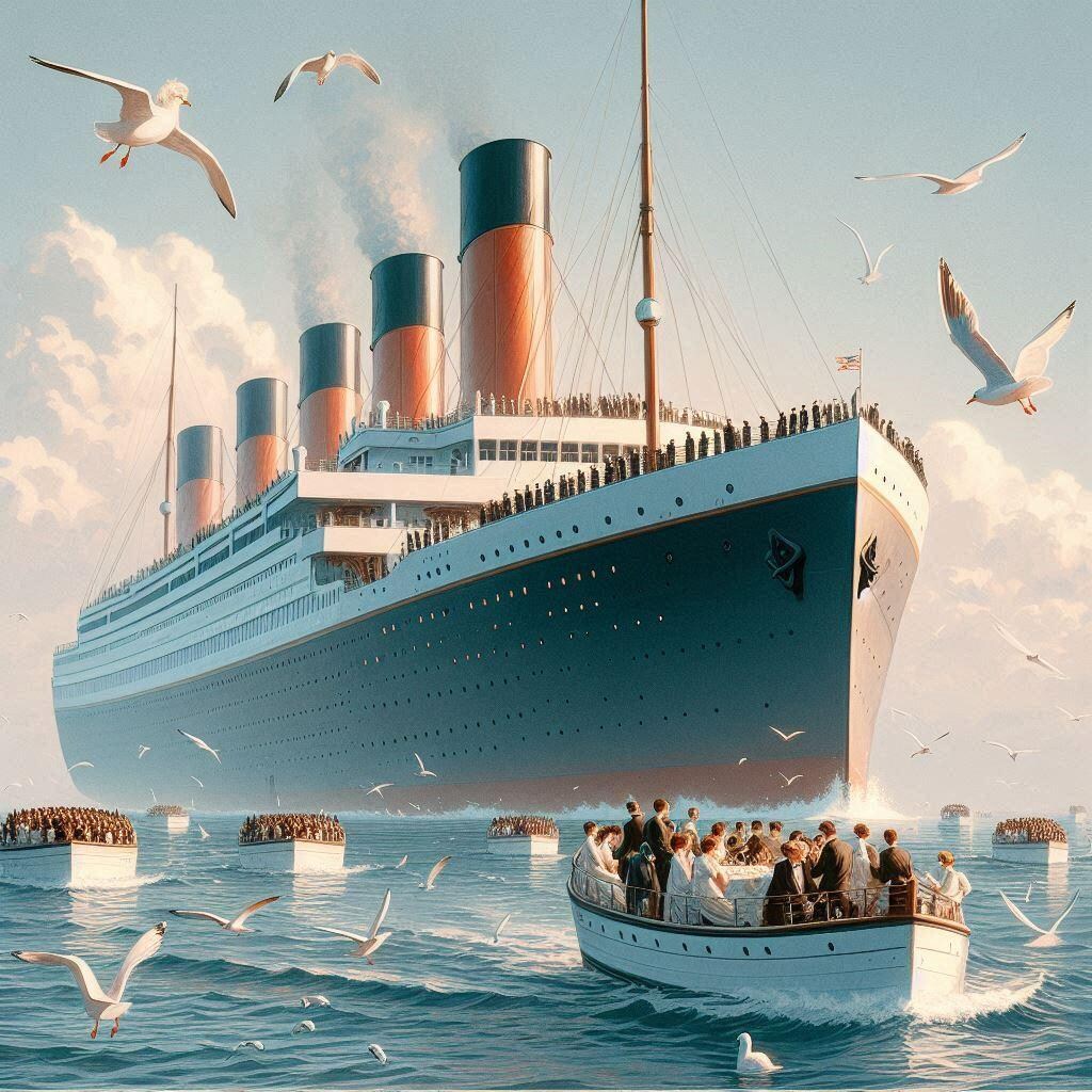 豪華客船タイタニックの・・・