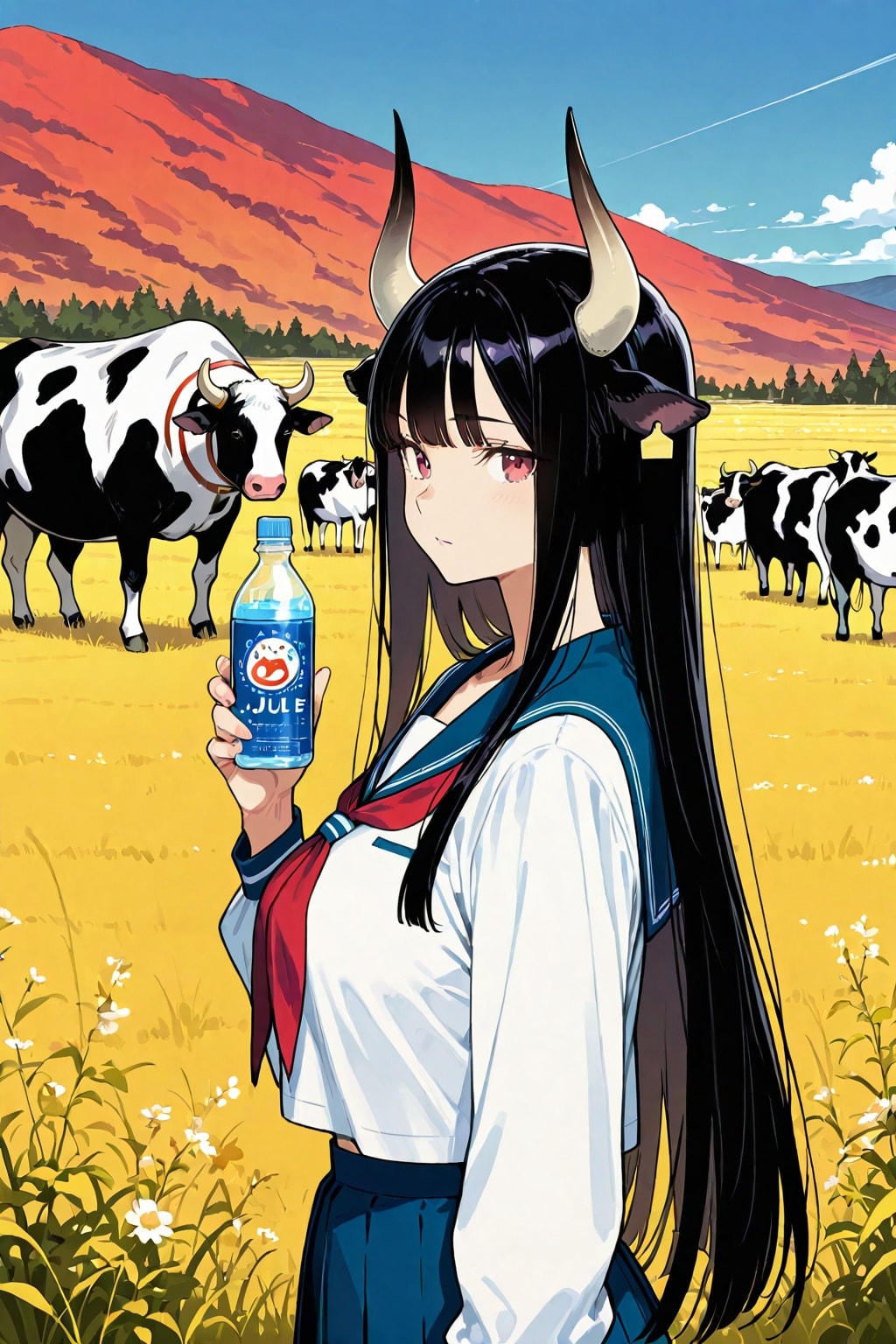 牛，「牛山さん」と言うマンガガが・・あって・・・・ | の人気AIイラスト・グラビア