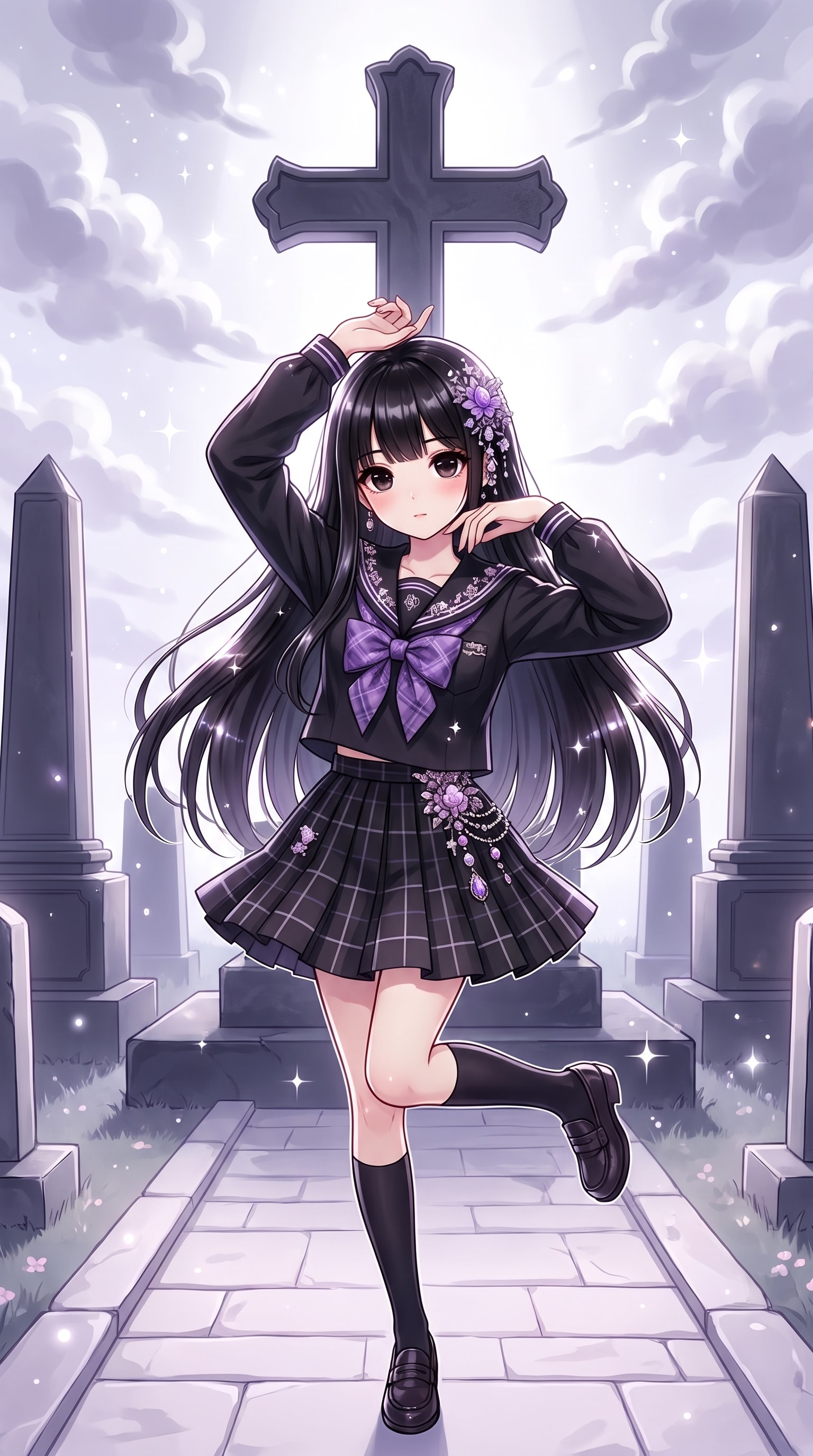 幽冥桜影の少女 | の人気AIイラスト・グラビア