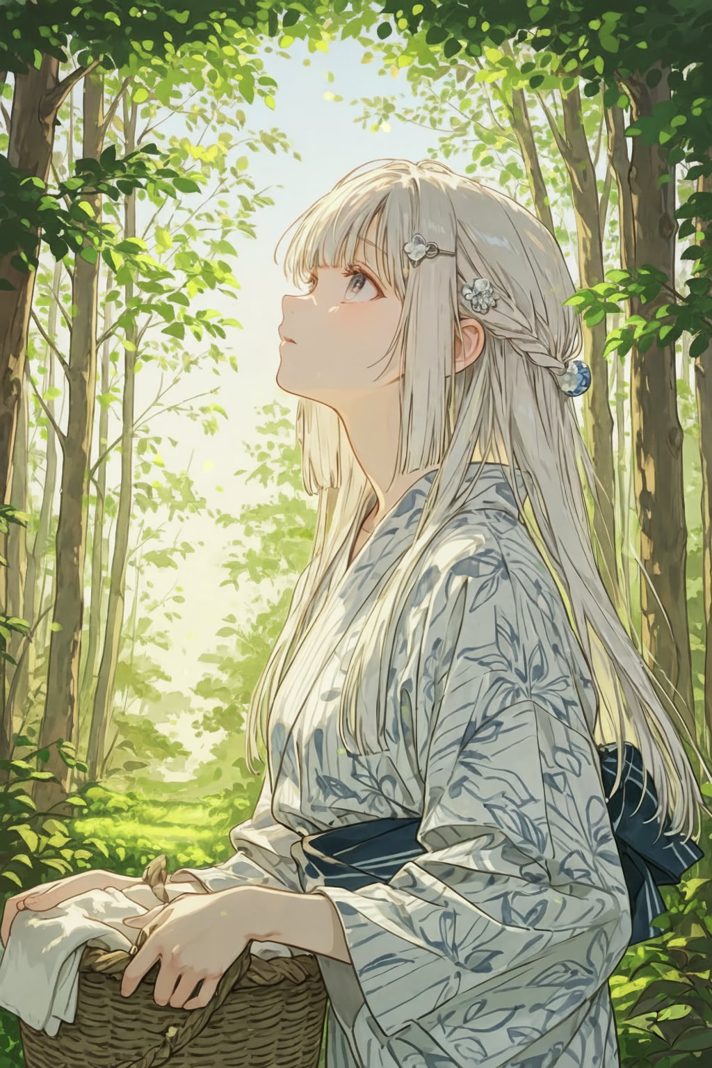 5131　白色の二人 | の人気AIイラスト・グラビア