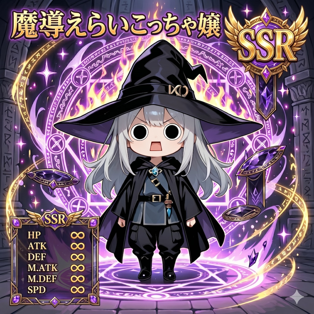 SSR魔導士えらいこっちゃ嬢